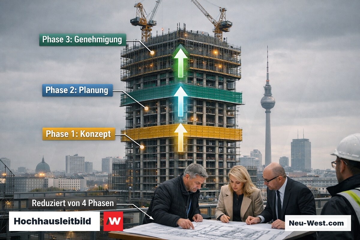 Dreistufiger Genehmigungsprozess für Berliner Hochhäuser nach dem neuen Hochhausleitbild 2026