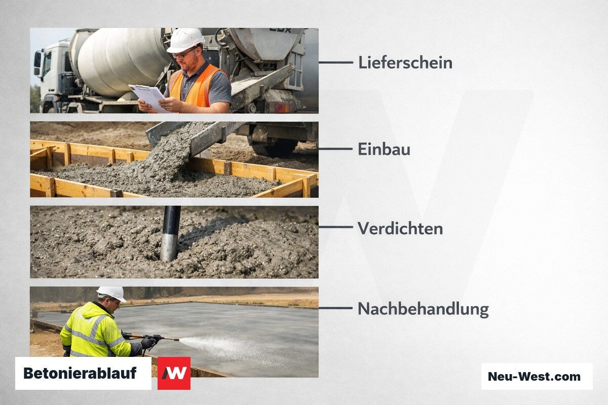 Betonierablauf: vier kritische Stoppstellen auf der Baustelle – Erklär-Grafik (NEUWEST Berlin)