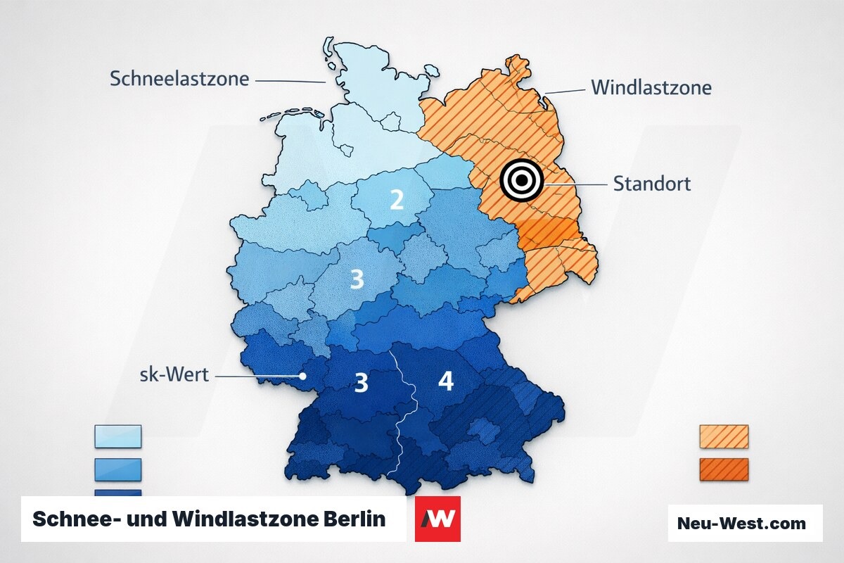 Schnee- und Windlastzone Berlin nach DIN EN 1991/NA – Erklär-Grafik (NEUWEST Berlin)