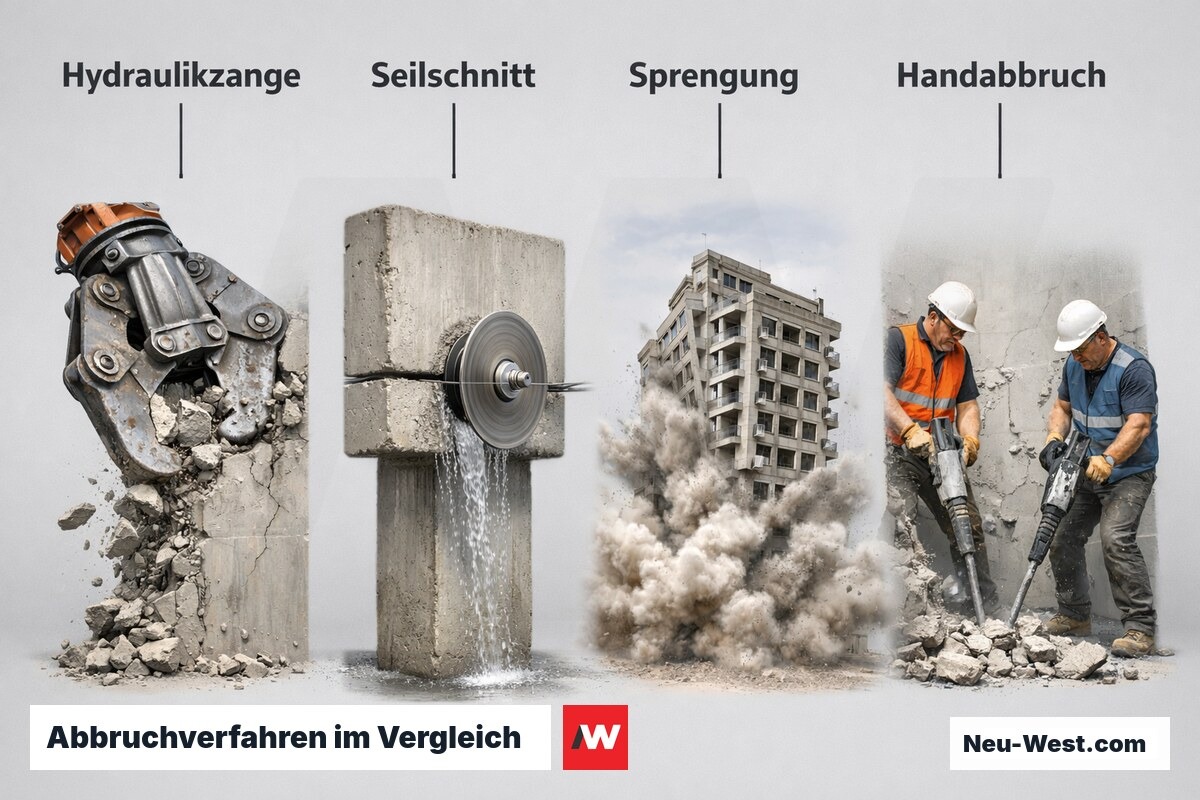 Abbruchverfahren im Vergleich – Erklär-Grafik (NEUWEST Berlin)