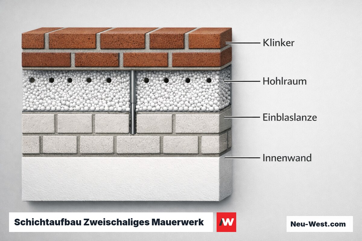 Schichtaufbau Zweischaliges Mauerwerk – Befüllung und Materialfluss – Erklär-Grafik (NEUWEST Berlin)