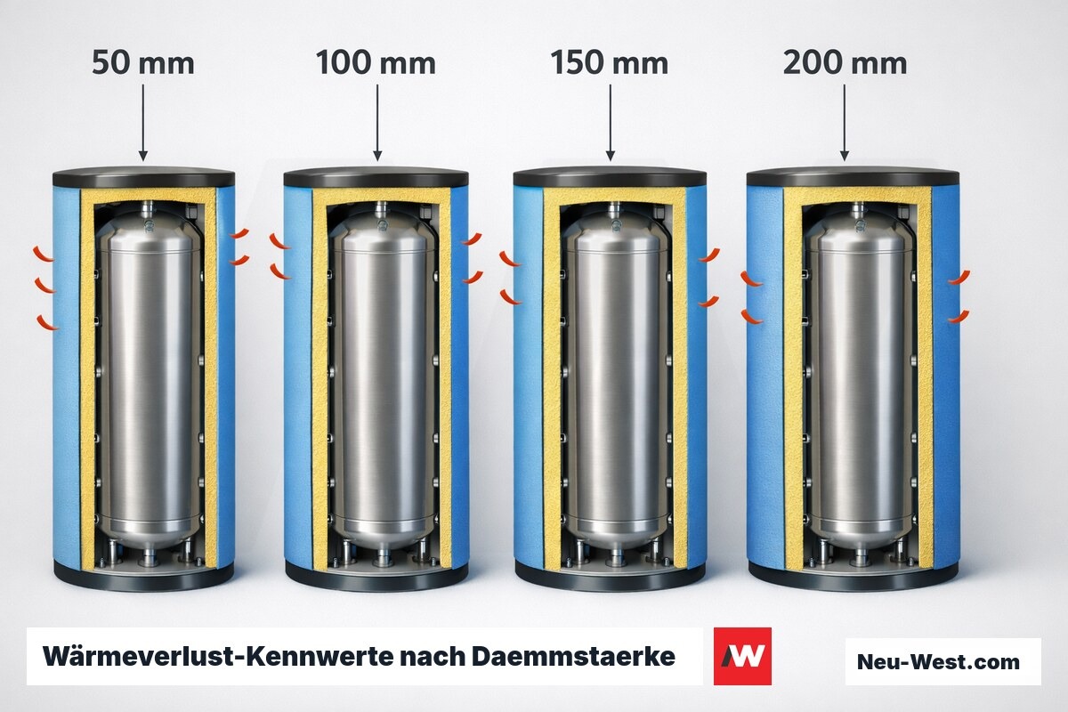 Wärmeverlust-Kennwerte nach Daemmstaerke – Erklär-Grafik (NEUWEST Berlin)